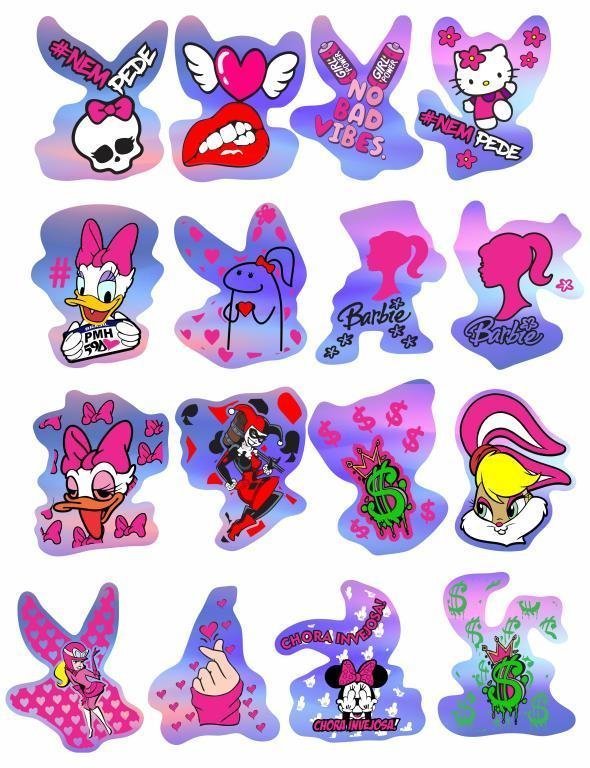 AD. PVC HOLOGRAFICO - MENINAS 1