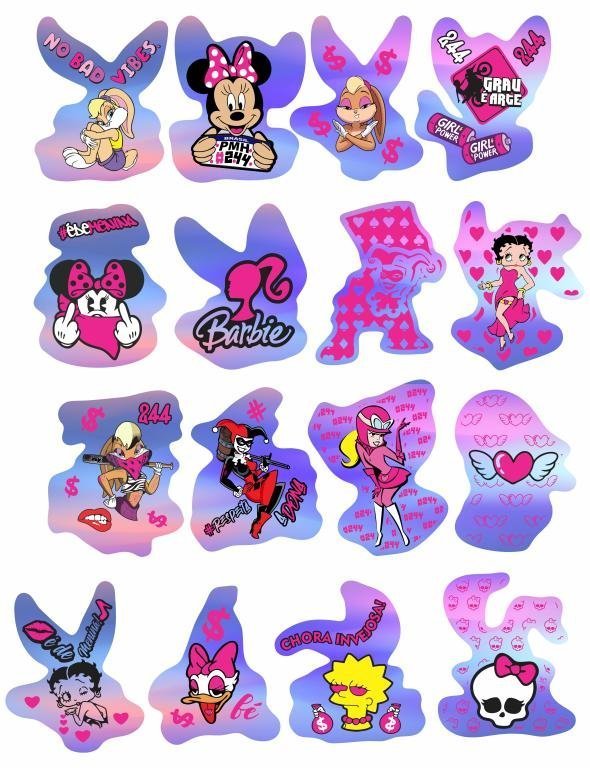 AD. PVC HOLOGRAFICO - MENINAS 2