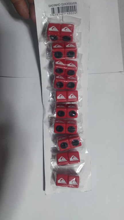TAMPA VALVULA DADO QUIKSILVER (10 PARES)