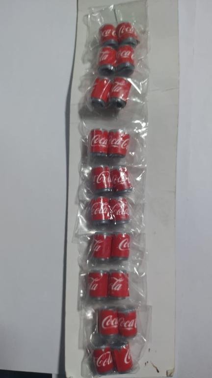 TAMPA VALVULA LATINHA COCA-COLA (10 PARES)