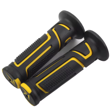 MANOPLA HANDLE (1PAR) PRETO COM AMARELO