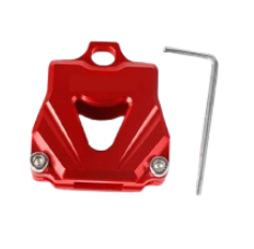 CAPA DE CHAVE ALUMÍNIO COM CHAVE TORX VERMELHO