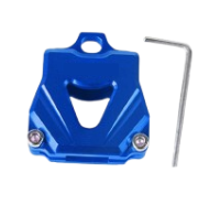CAPA DE CHAVE ALUMÍNIO COM CHAVE TORX AZUL