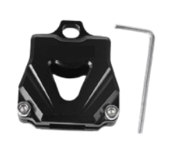 CAPA DE CHAVE ALUMÍNIO COM CHAVE TORX PRETO