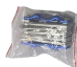 KIT CHAVE 12 FUNÇÕES COM EXTRATOR DE CORRENTE AZUL