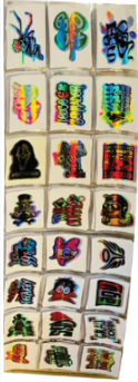 KIT GAVETA HOLOGRAFICA 120 UNIDADES