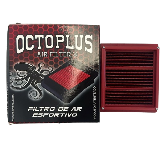 FILTRO DE AR LAVÁVEL BROS/POP/FAN/XRE190 VERMELHO