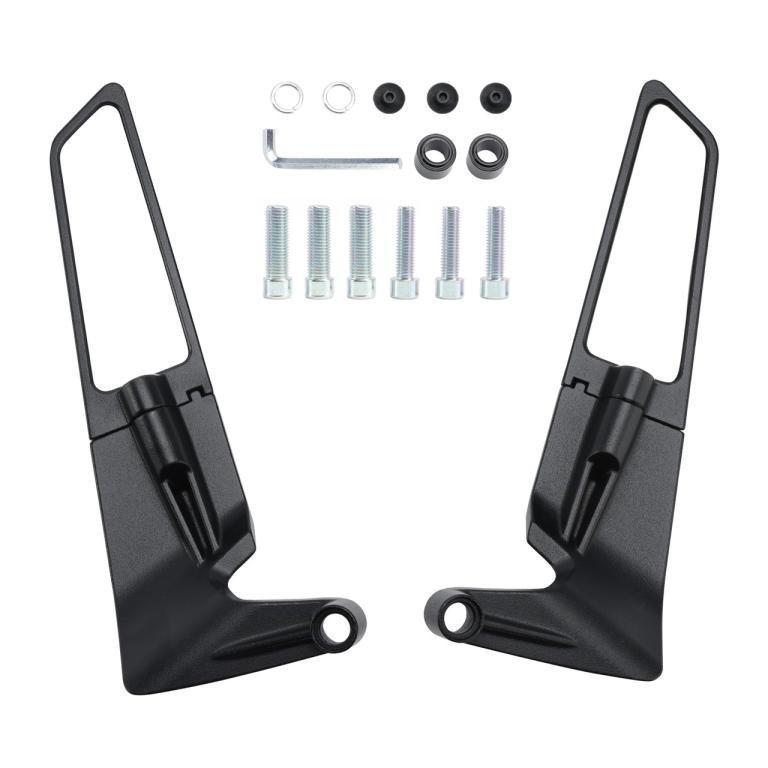 RETROVISOR UNIVERSAL LENTE CONVEXO MODELO HONDA/YAMAHA GIRATÓRIO AJUSTAVEL