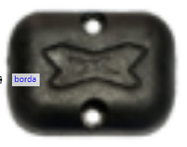 BORRACHA DO PROTETOR DE CARENAGEM UNIVERSAL (PRETO)
