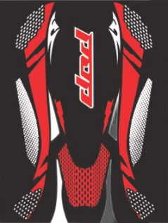 CAPA GRAFITADA POP VERMELHO
