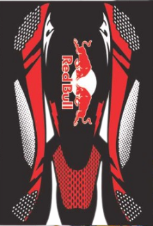 CAPA GRAFITADA RED BULL