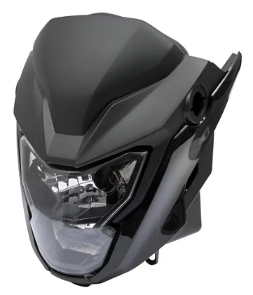 FRENTE COMPLETA TITAN/FAN 2025 PRETO INJETADO