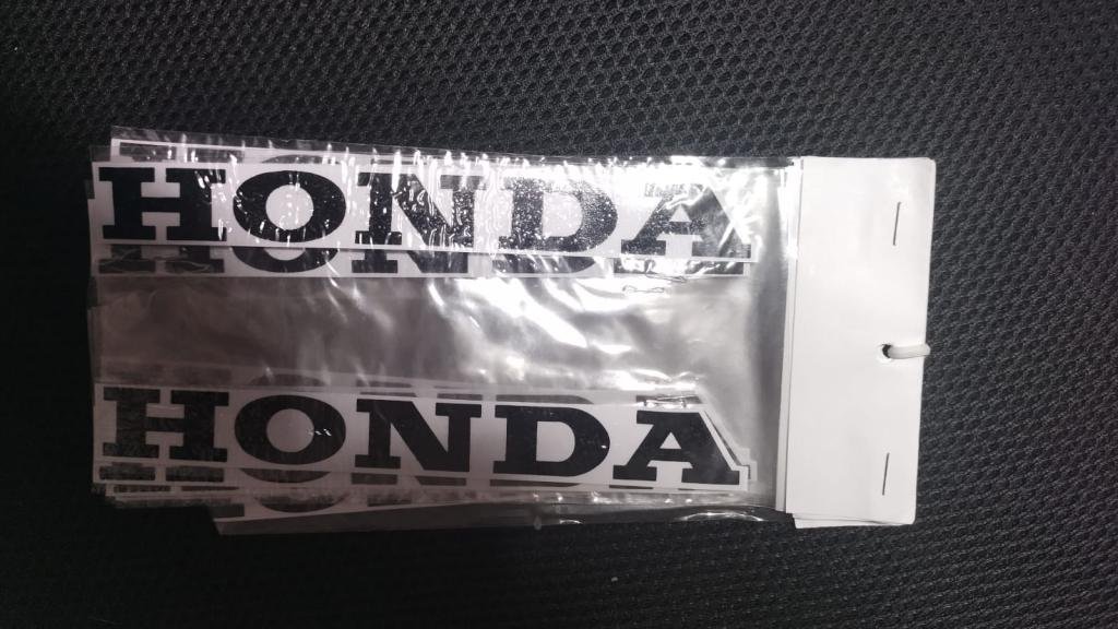 ADESIVO HONDA PRETO